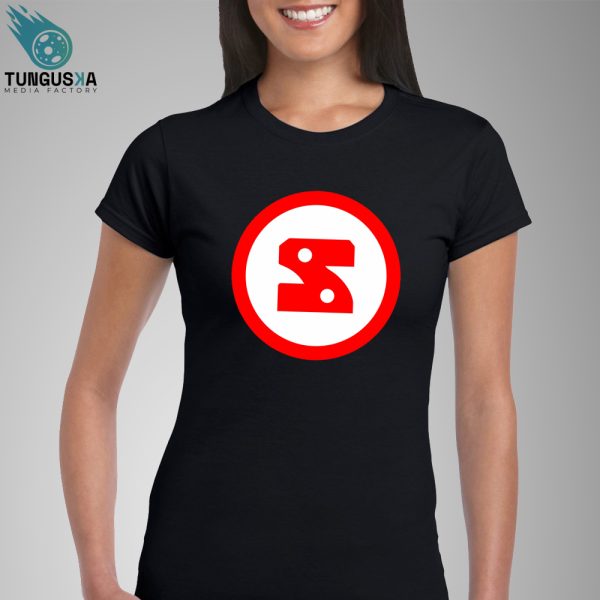 Camiseta negra logo SAKE para mujer