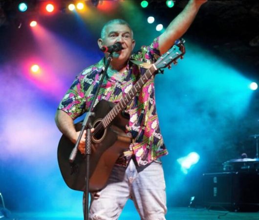 el koala en uno de sus conciertos